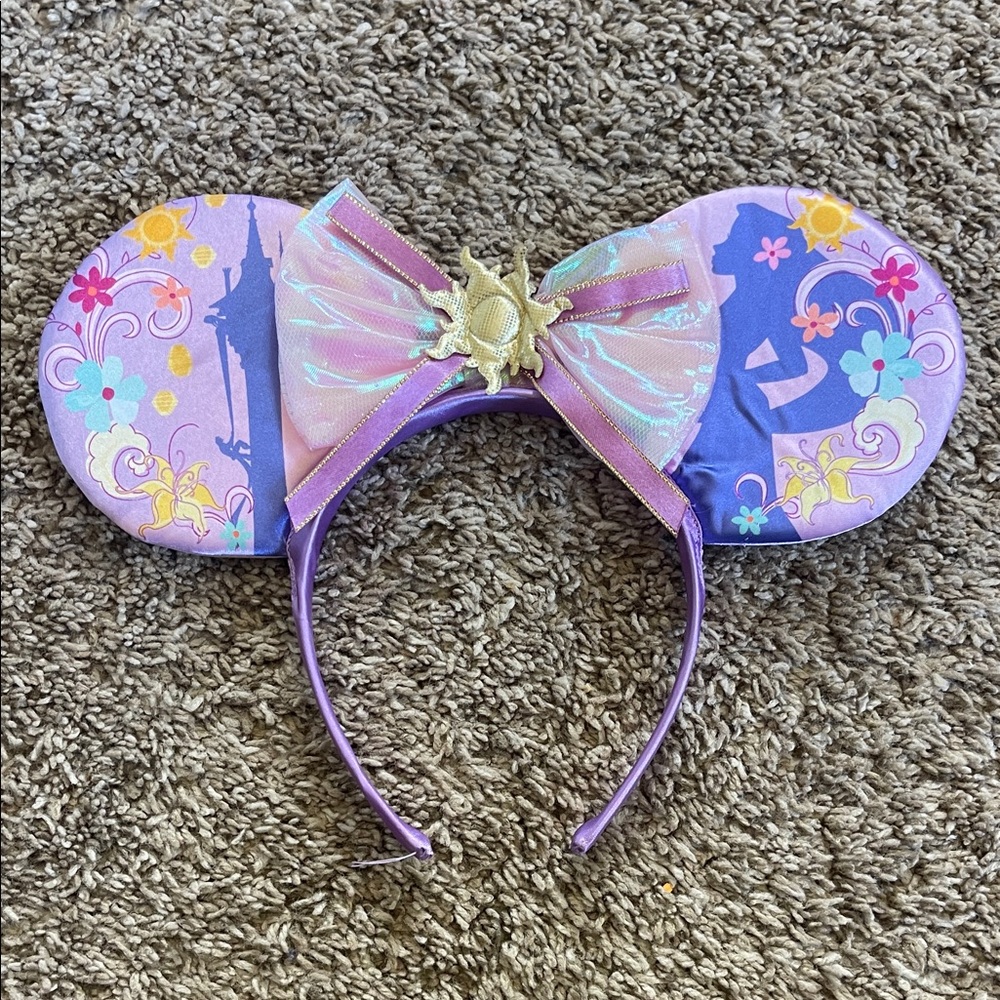 Disney Princess Pink and Purple Ears Headband - Rapunzel